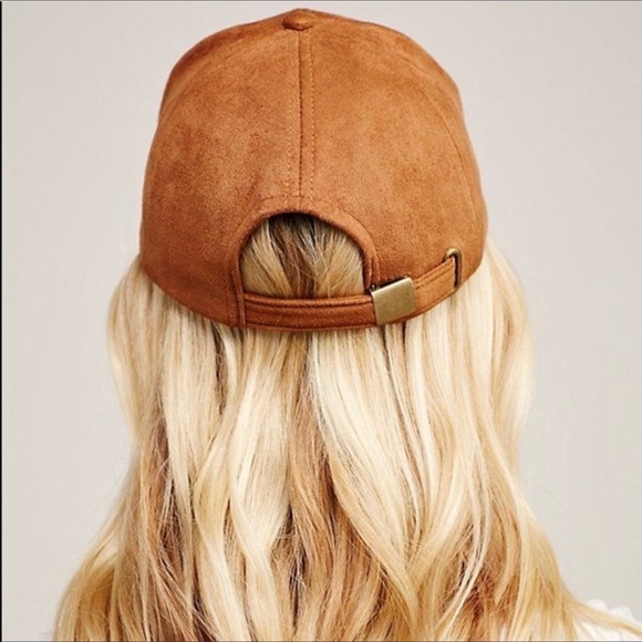 Free People Williamsburg Faux Suede Baseball Hat - Picture 3 of 8